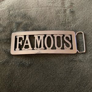 Famous Stars & Straps Belt Buckle